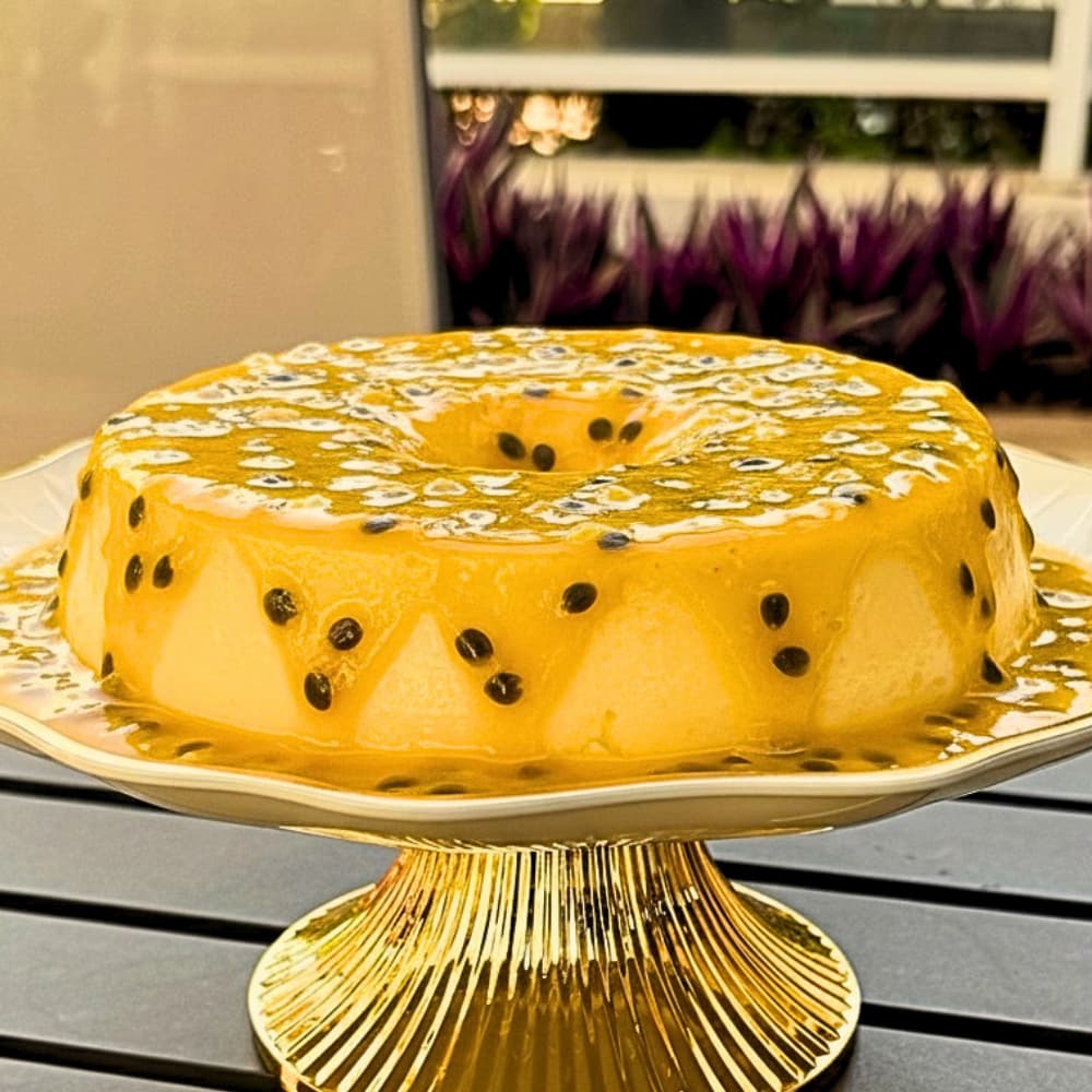 Pudim de Choc Branco Maracujá