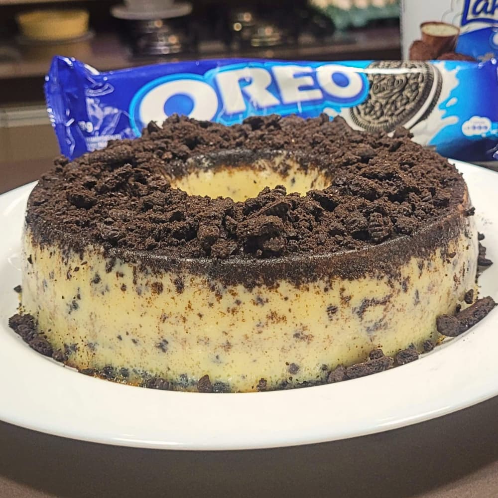 Pudim de Oreo